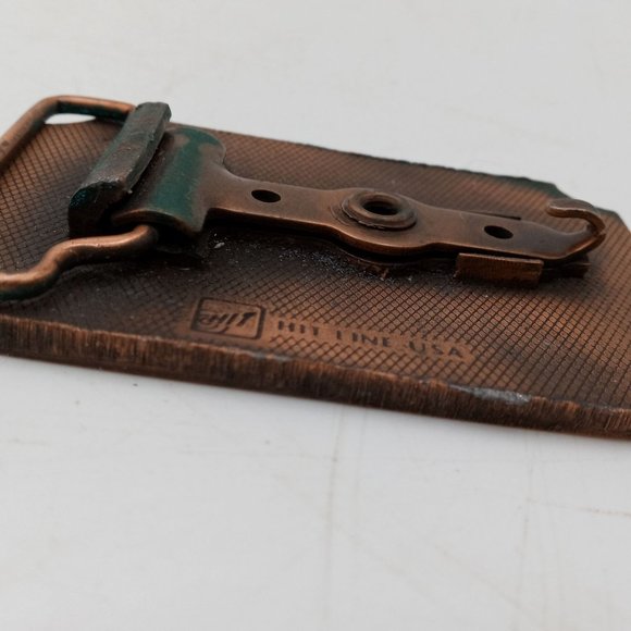 1979 State Auto And Casualty Underwriters Belt Buckle Vintage Advertising Promo - Picture 10 of 10